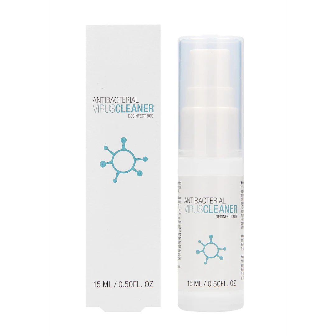 Virus Cleaner – Desinfectiemiddel voor harde, kleine oppervlakken – Geslachtsneutraal – Pharmquests by Shots – 15 ml - Afbeelding 1
