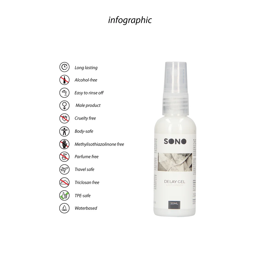 Gel retardateur d’orgasme Sono 50 ml – Image 1