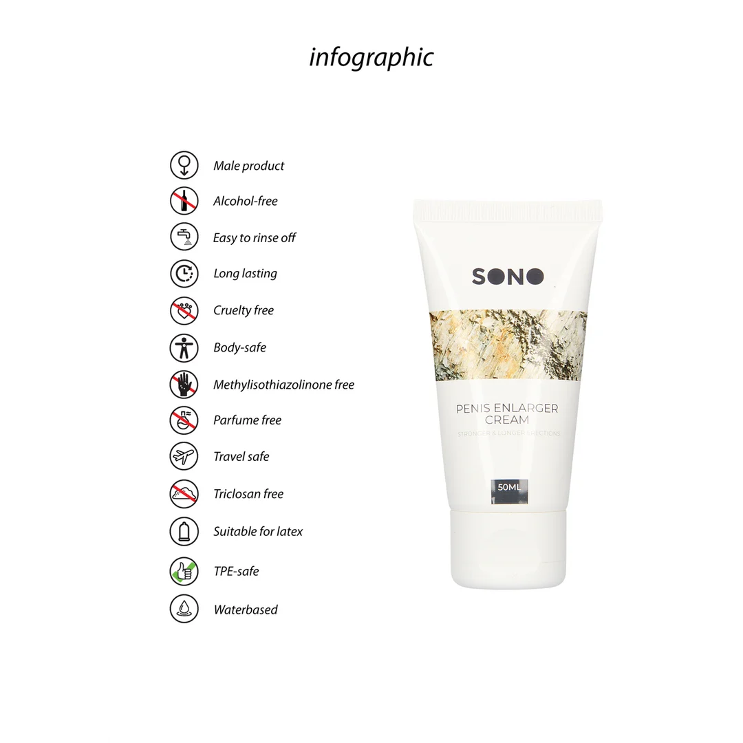 Sono by Shots Penis Vergrotende Crème, 50 ml - Afbeelding 2
