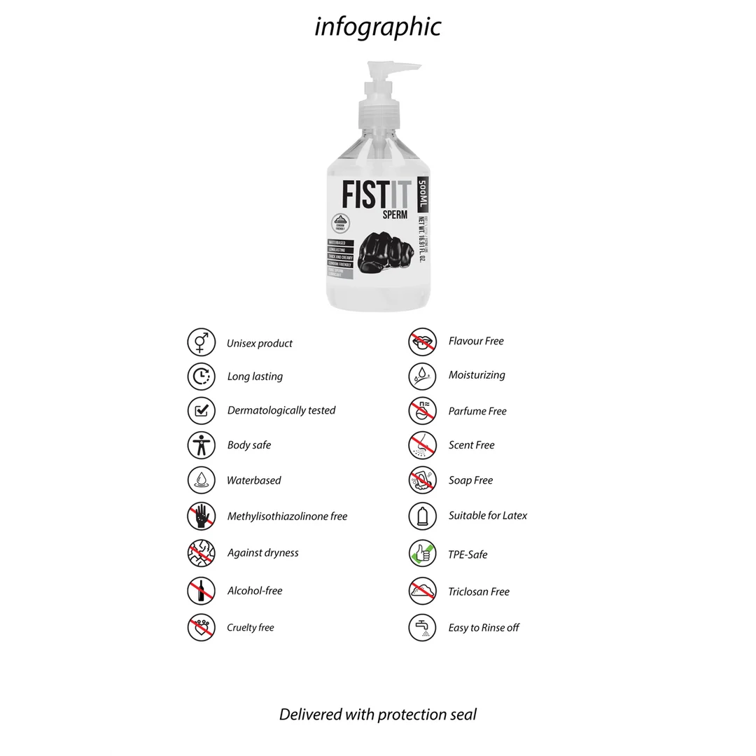 Fist It glijmiddel, 500 ml - Afbeelding 2