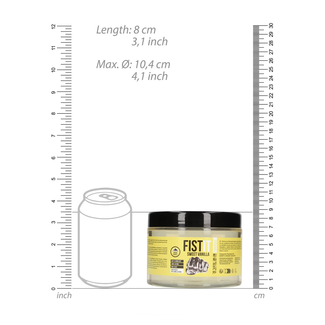 Fist It extra dik glijmiddel met vanille, 500 ml - Afbeelding 4