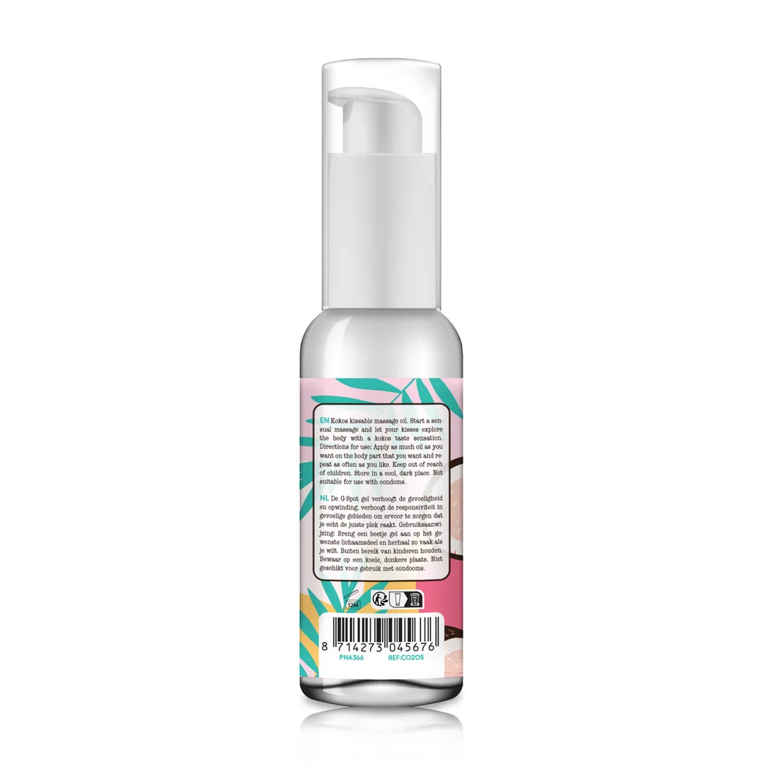 Kissable massageolie met kokossmaak