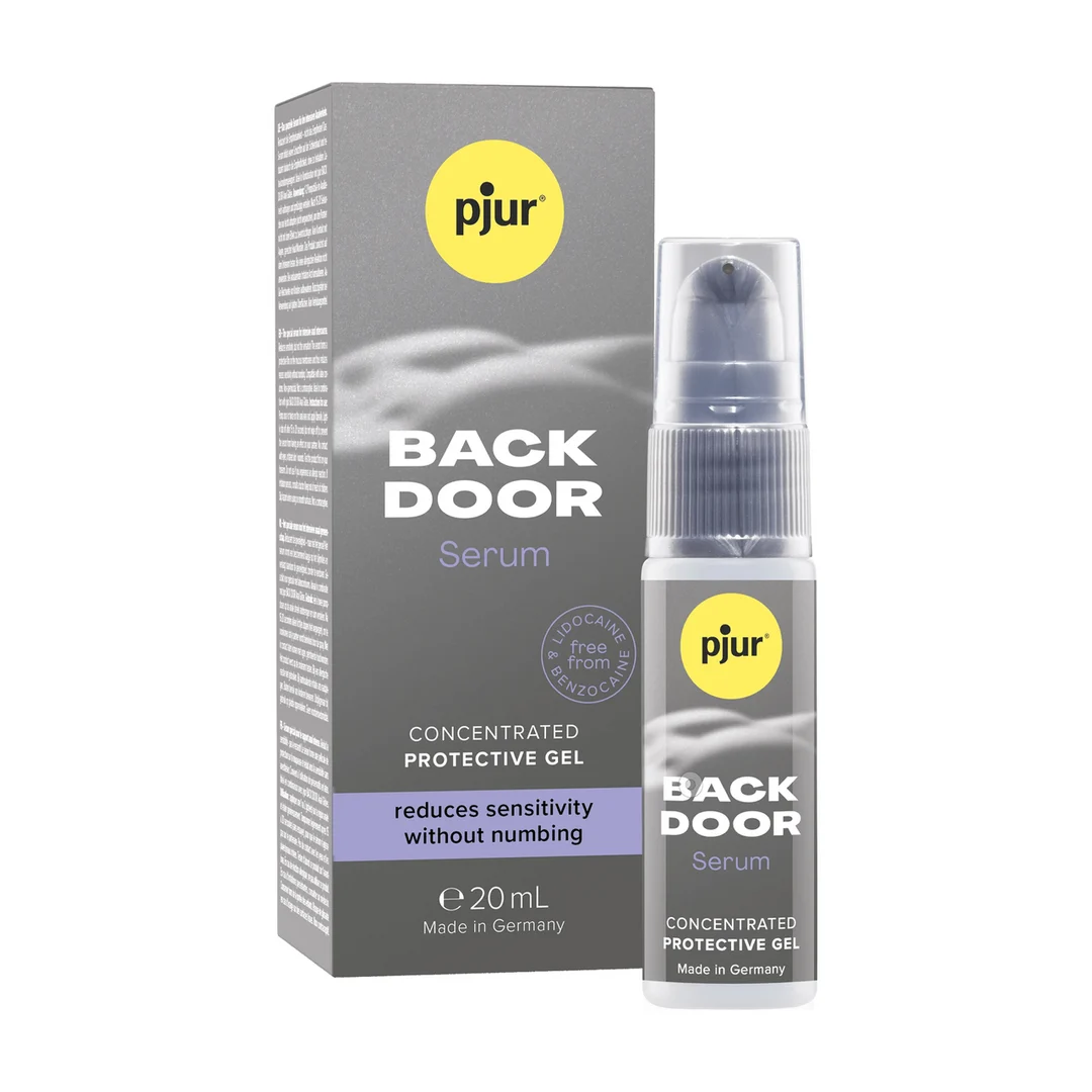 Anaal glijmiddel – Backdoor Anal Comfort Serum, vermindert gevoeligheid zonder verdoving – Ongeparfumeerd – 20 ml – Pjur - Afbeelding 1