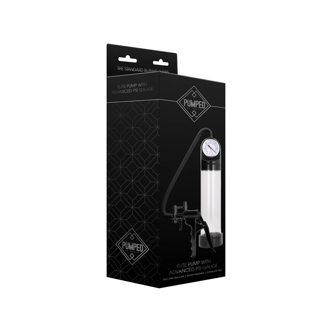 Pumped by Shots Elite pomp met PSI meter