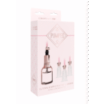 Extra voor mannen met stevige grip – Clitorale Tepelpomp Set Medium - Medium