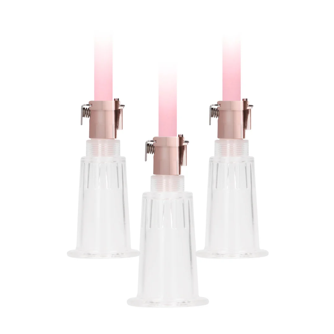Pumped by Shots clitoris en tepelpompset Medium - Afbeelding 3