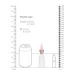 Extra voor mannen met stevige grip – Clitorale Tepelpomp Set Medium - Medium - Afbeelding 5