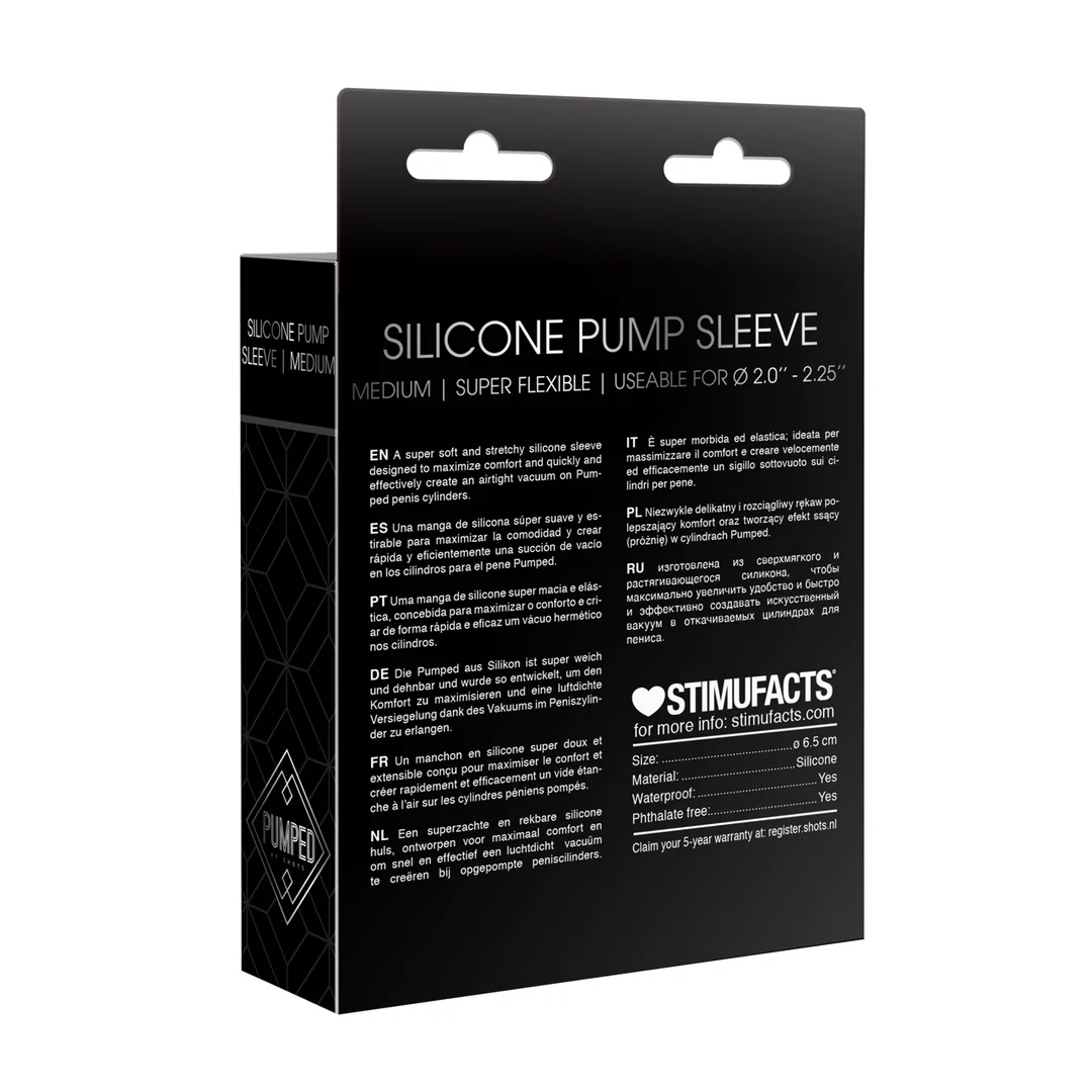 Manicotto per pompa in silicone Pumped by Shots Medium - immagine 2