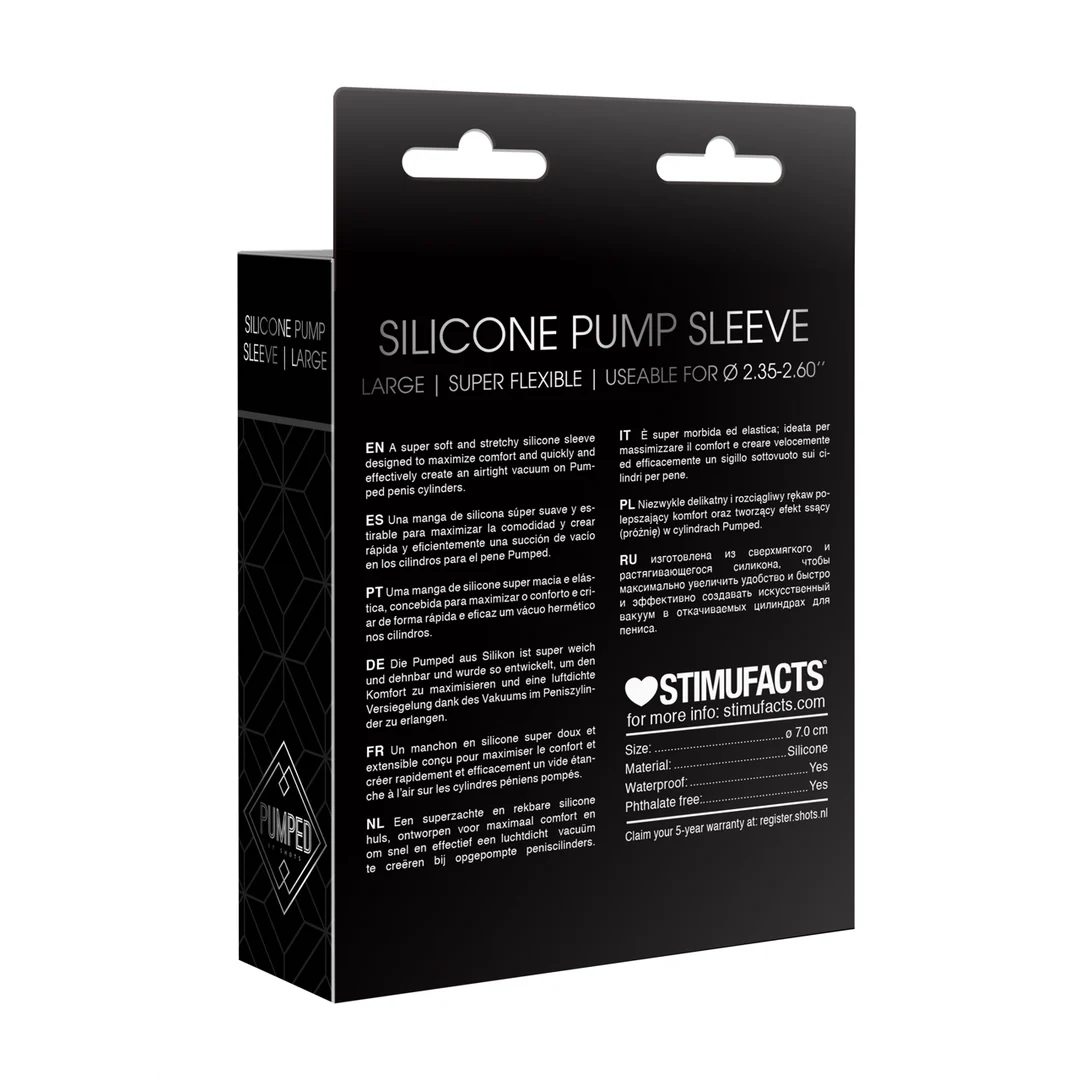 Manicotto per pompa in silicone Pumped by Shots grande - immagine 2