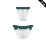 Borst- en vulvapomp met comfortabele cups – Oplaadbare Vulva- en Borstpomp - Bosgroen - Tester