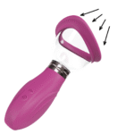 Penispomp met zachte cup – Heerlijke - Oplaadbare Vulva en Borst Pomp - Roze - Afbeelding 5