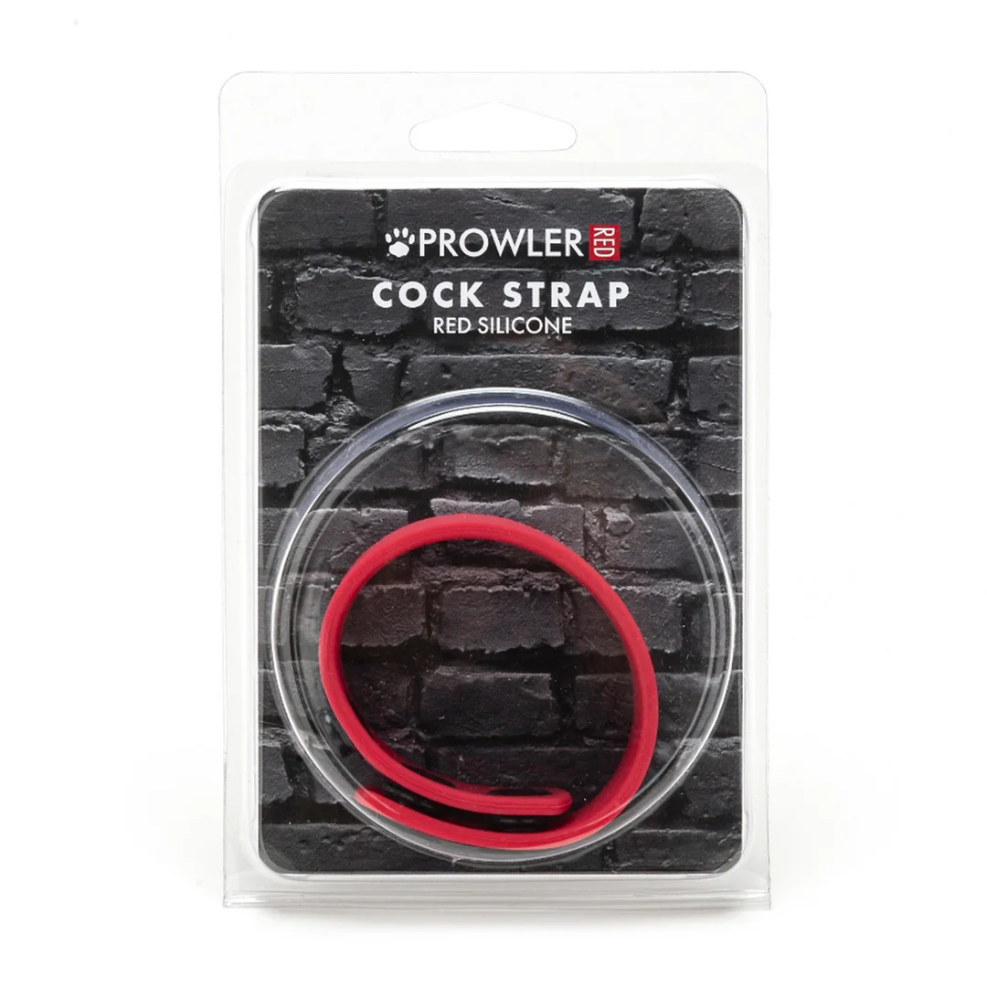 Prowler RED siliconen cock strap rood - Afbeelding 1