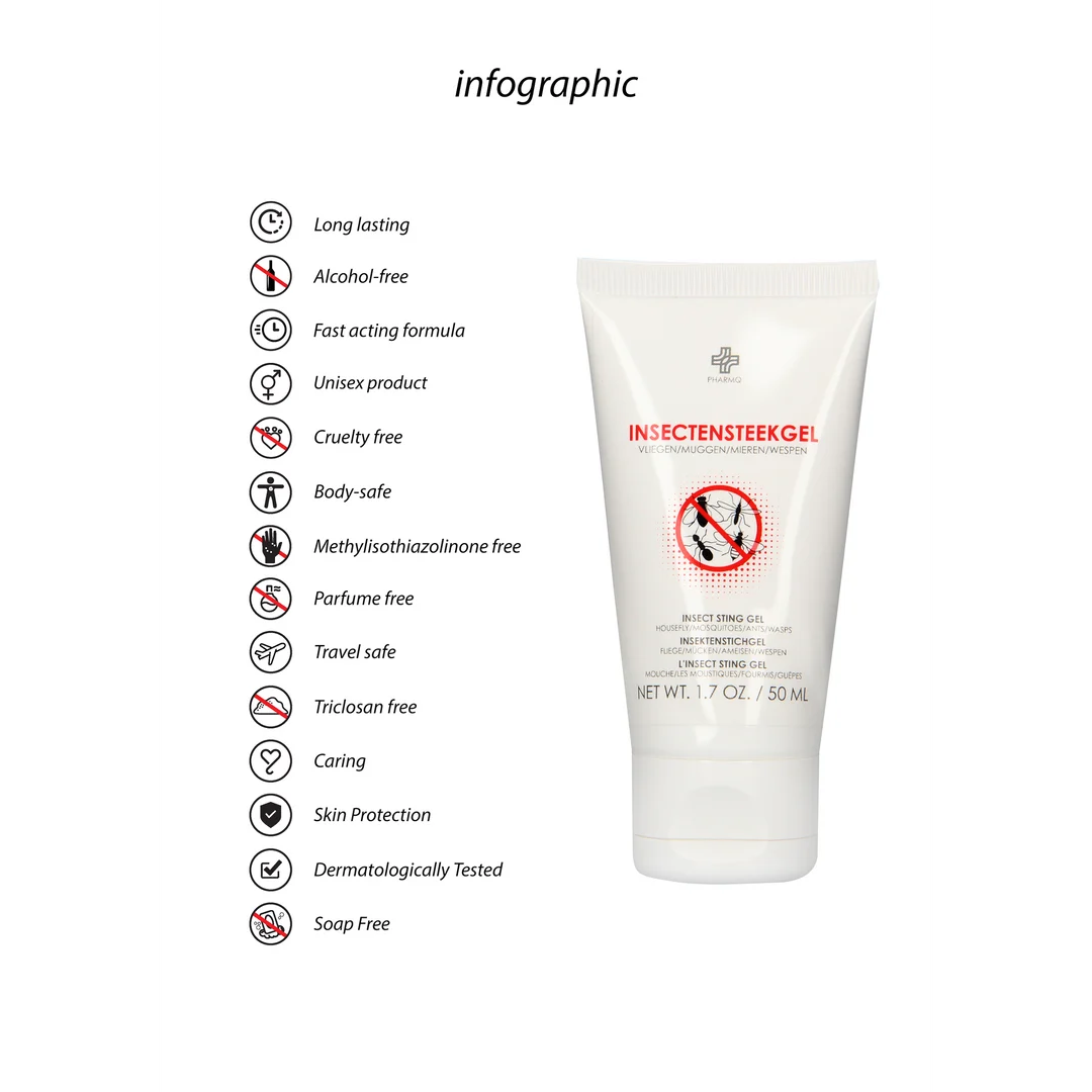 Gel apaisant après piqûre d’insecte Pharmquests, 50 ml – Image 3