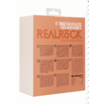 realistische vibrator – vibrerend met stevige zuignap en scrotum – RealRock RealRock by Shots - Afbeelding 2