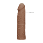 Penis sleeve met RealRock-skin – 7 / 17 cm - Afbeelding 17