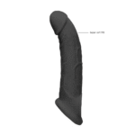 Penis sleeve met fluweelzacht materiaal – 9 / 23 cm - Afbeelding 5
