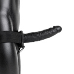 realistische vibrator – holle strap-on met afstandsbediening – RealRock RealRock by Shots - Afbeelding 3