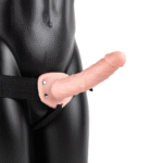 realistische vibrator – holle strap-on met afstandsbediening – RealRock RealRock by Shots - Afbeelding 5