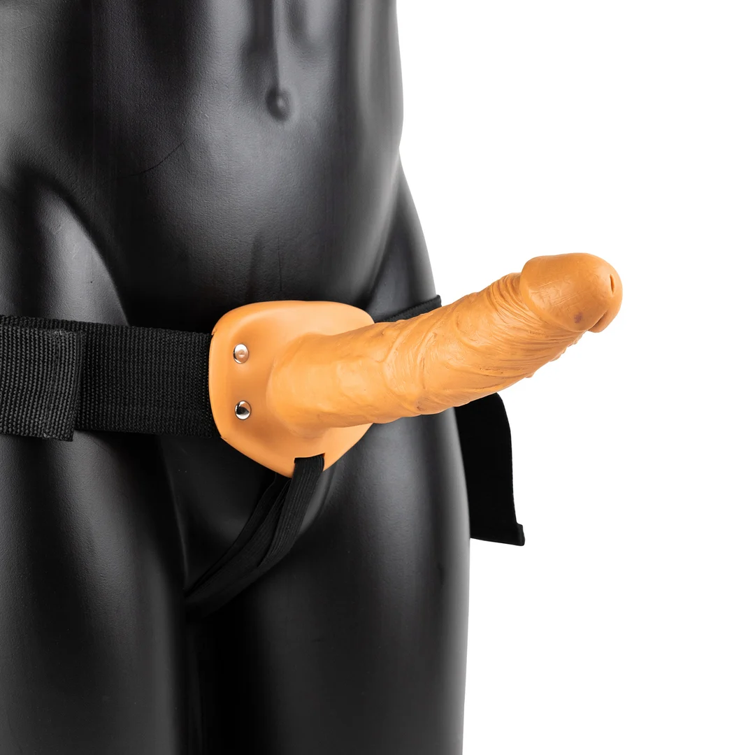 Vibratore realistico, strap on cavo con telecomando, RealRock RealRock by Shots - immagine 8