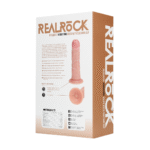 realistische vibrator – met zuignap – RealRock Vlees RealRock by Shots - Afbeelding 5