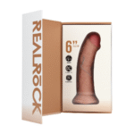 realistische vibrator – met zuignap – RealRock Vlees RealRock by Shots - Afbeelding 6