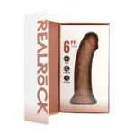 realistische vibrator – met zuignap – RealRock Vlees RealRock by Shots - Afbeelding 12