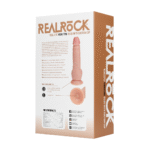 realistische vibrator – met zuignap en harnas-compatibel – RealRock vlees (18 cm) RealRock by Shots - Afbeelding 6