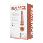Realistische vibrator – met zuignap en vibratie – RealRock Vlees RealRock by Shots - Afbeelding 8