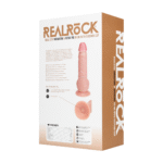 realistische vibrator – vibrerend & draaiend – RealRock Vlees RealRock by Shots - Afbeelding 2