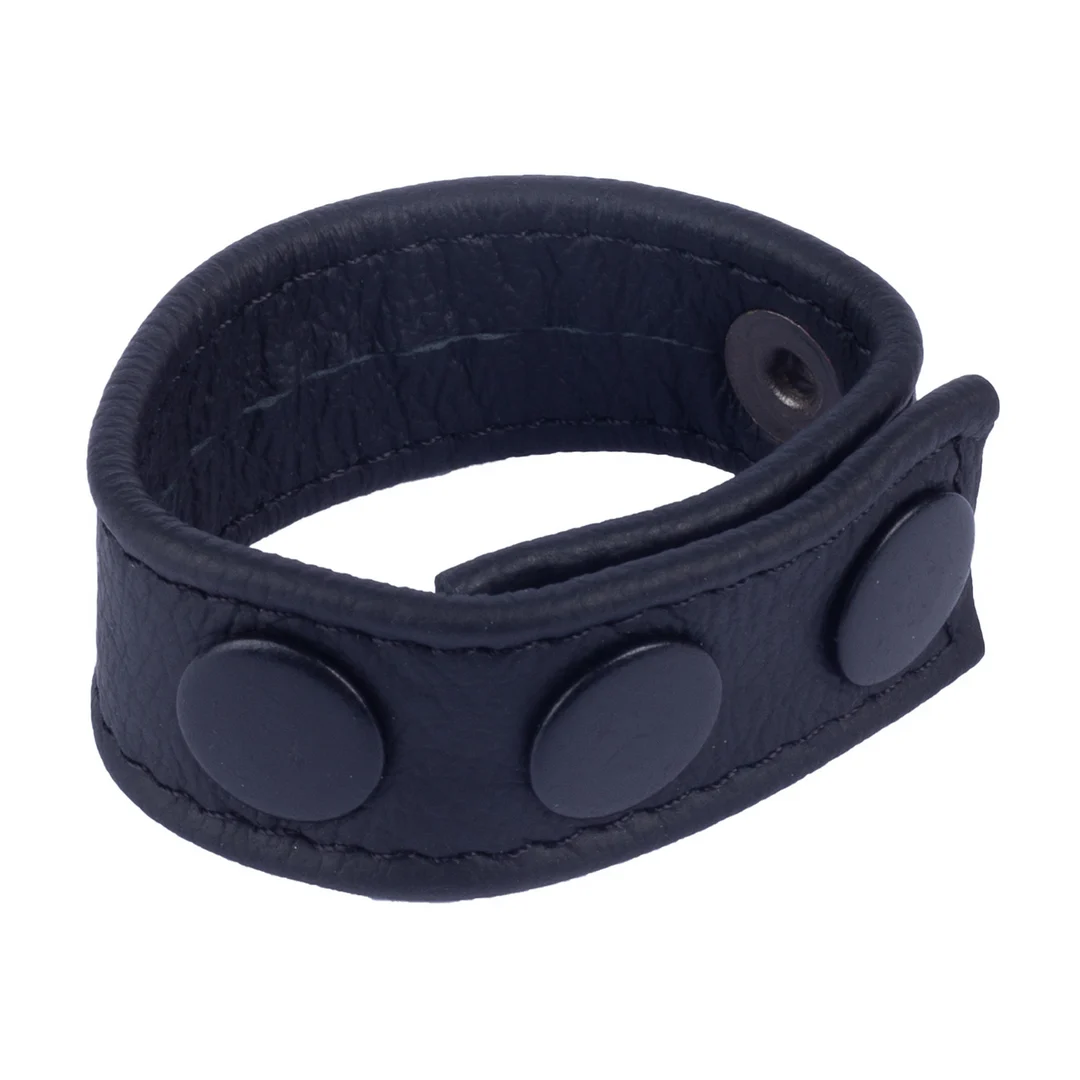 RL-14420-5 Red Leather Cocky verstelbare leren cockring - Afbeelding 1