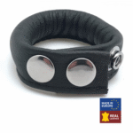 Ball stretcher met verstelbare leren band – Zwart - Afbeelding 2