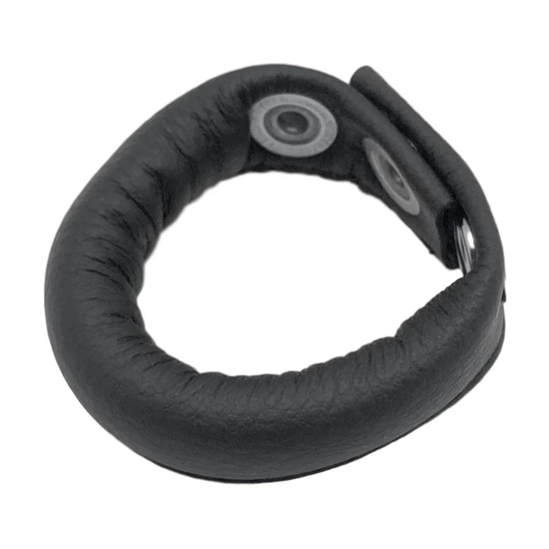 Verstelbare leren ballstretcher 70 g in zwart - Afbeelding 1