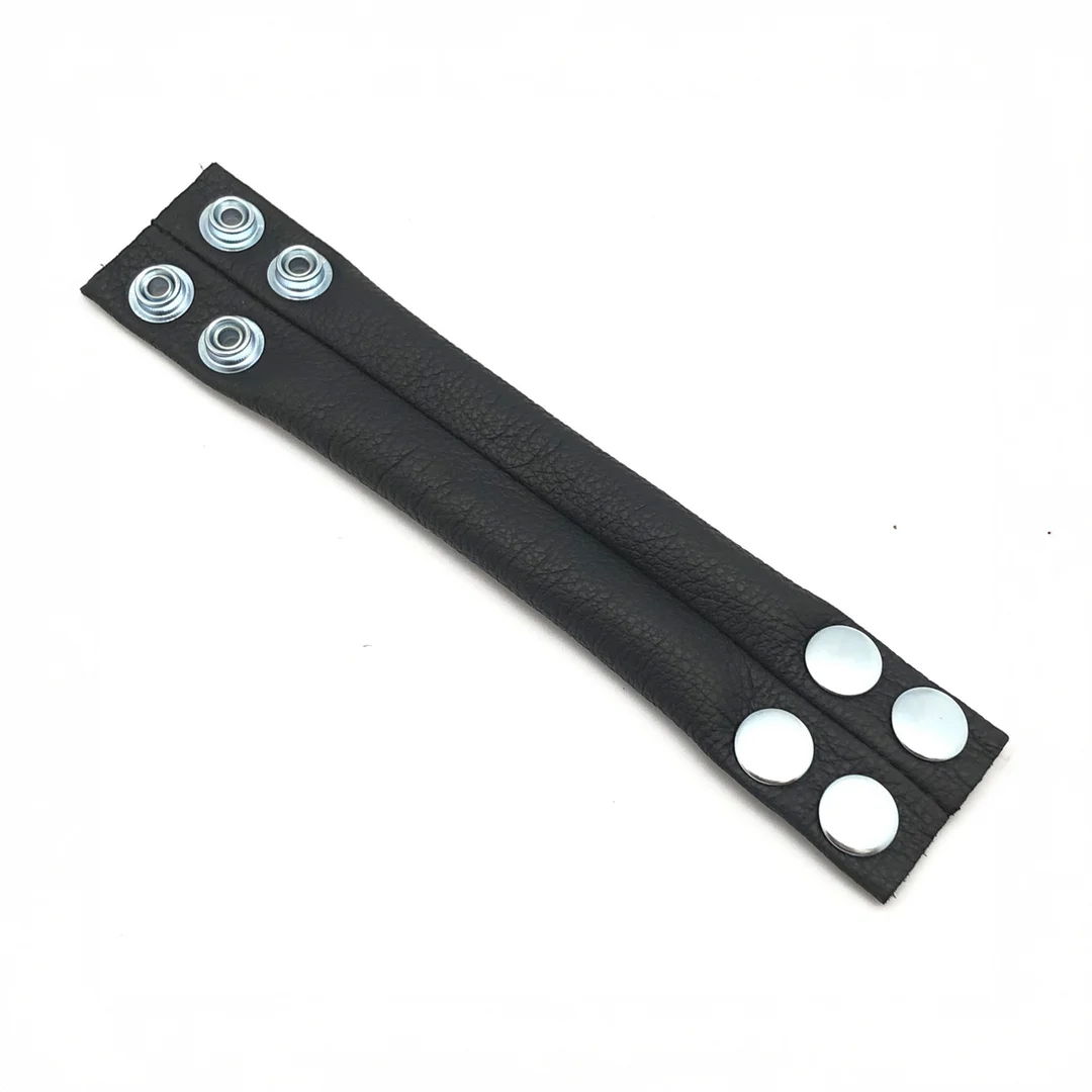 Red Leather verstelbare leren ballstretcher zwart - Afbeelding 2