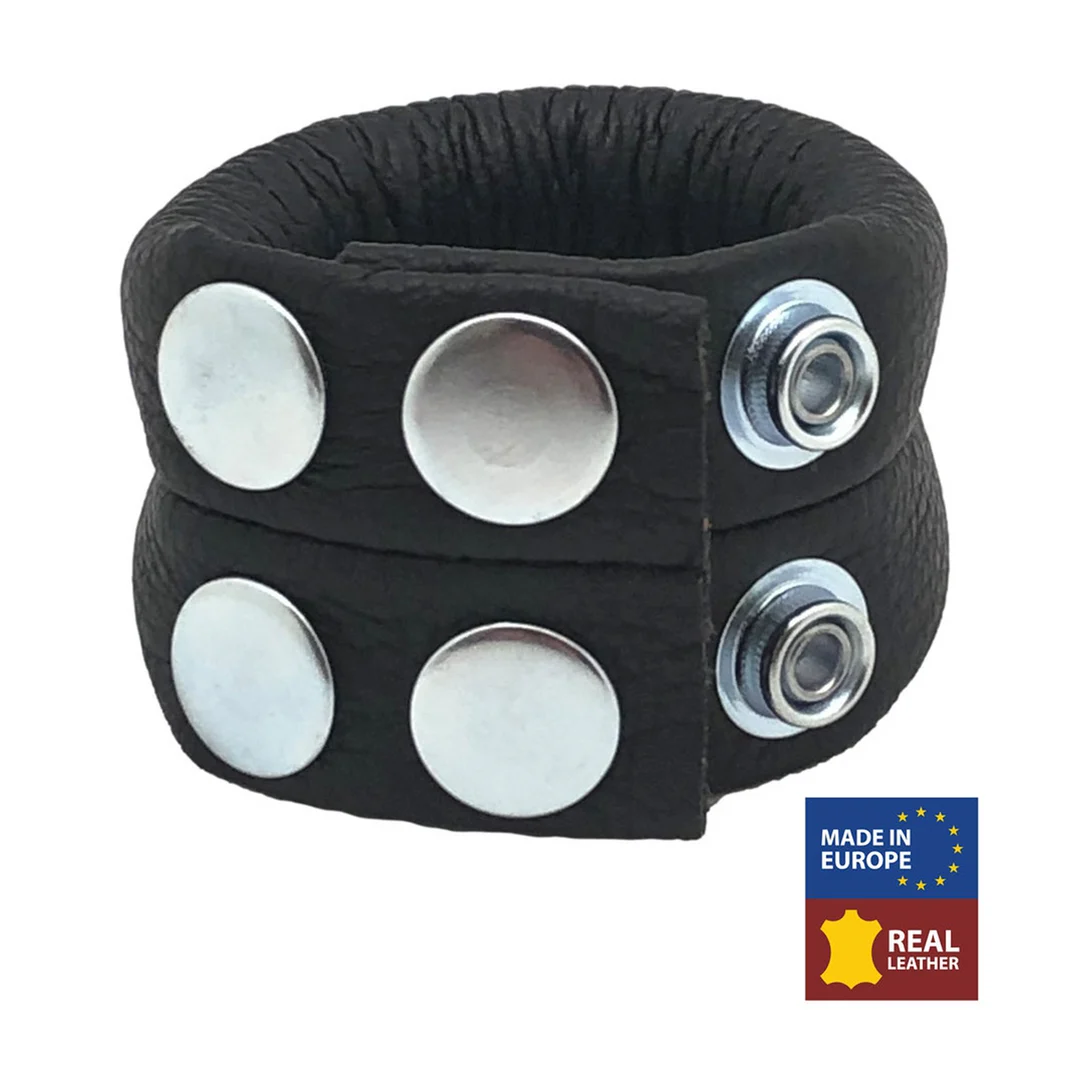 Red Leather verstelbare leren ballstretcher zwart - Afbeelding 3