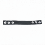 Niet-vibrerende cockring met verstelbare band – Zwart - Afbeelding 3