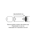 Bullet vibrator met 1 snelheid – 3.15 / 80 mm Rocks-Off - Afbeelding 4