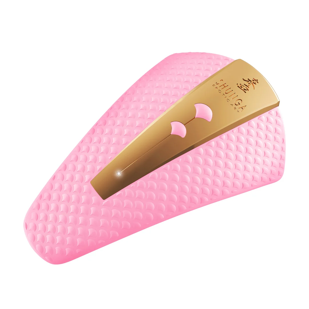 Clitoris vibrator met 10 standen – Lichtroze Shunga - Afbeelding 5