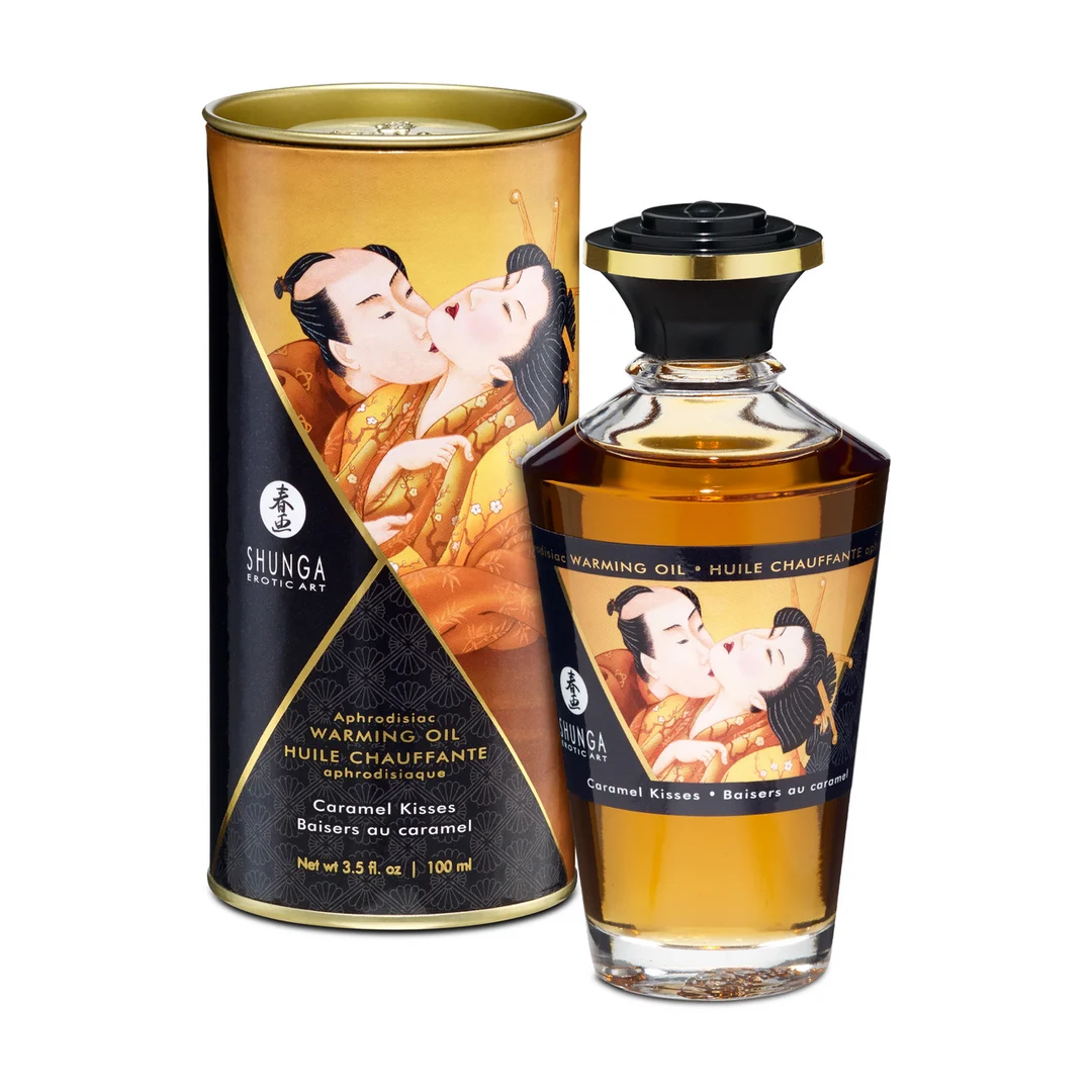 Shunga Aphrodisia olio riscaldante al caramello 100 ml - immagine 3