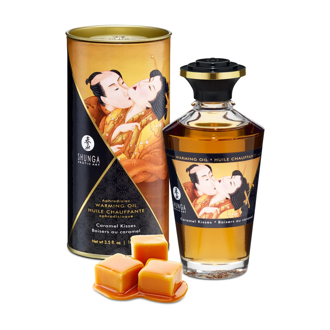 Shunga Aphrodisia olio riscaldante al caramello 100 ml - immagine 4