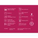 vibrator – ergonomisch ontwerp – SANYA paars Shunga - Afbeelding 12