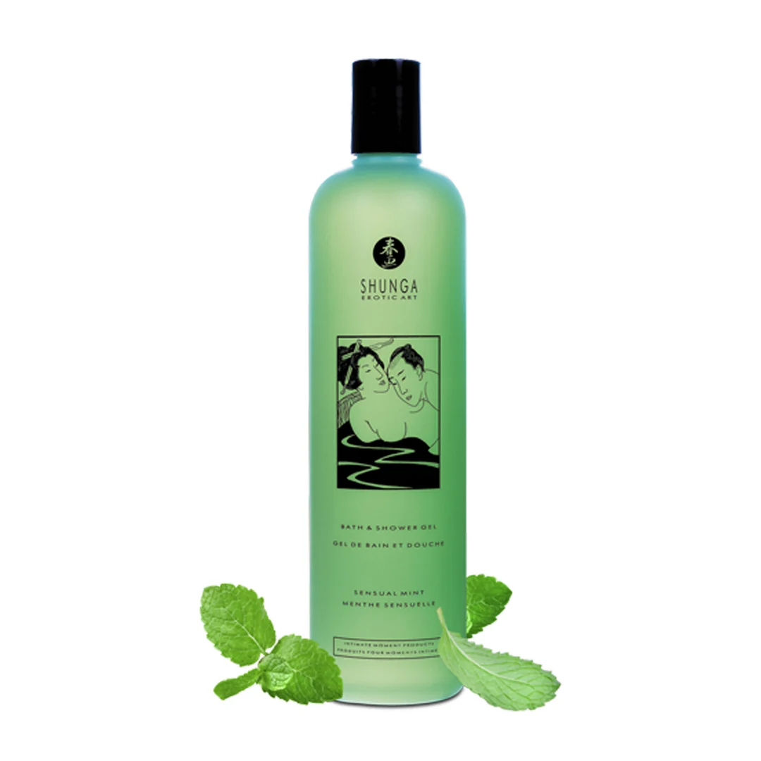 Shunga Sensual Mint Bade und Duschgel 370 ml – Bild 2