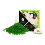 Oriental badzout – Geparfumeerde schuimende dode zeezoutkristallen, kleurt het water – Lotus Bloem – Shunga – 75 gr - Afbeelding 3