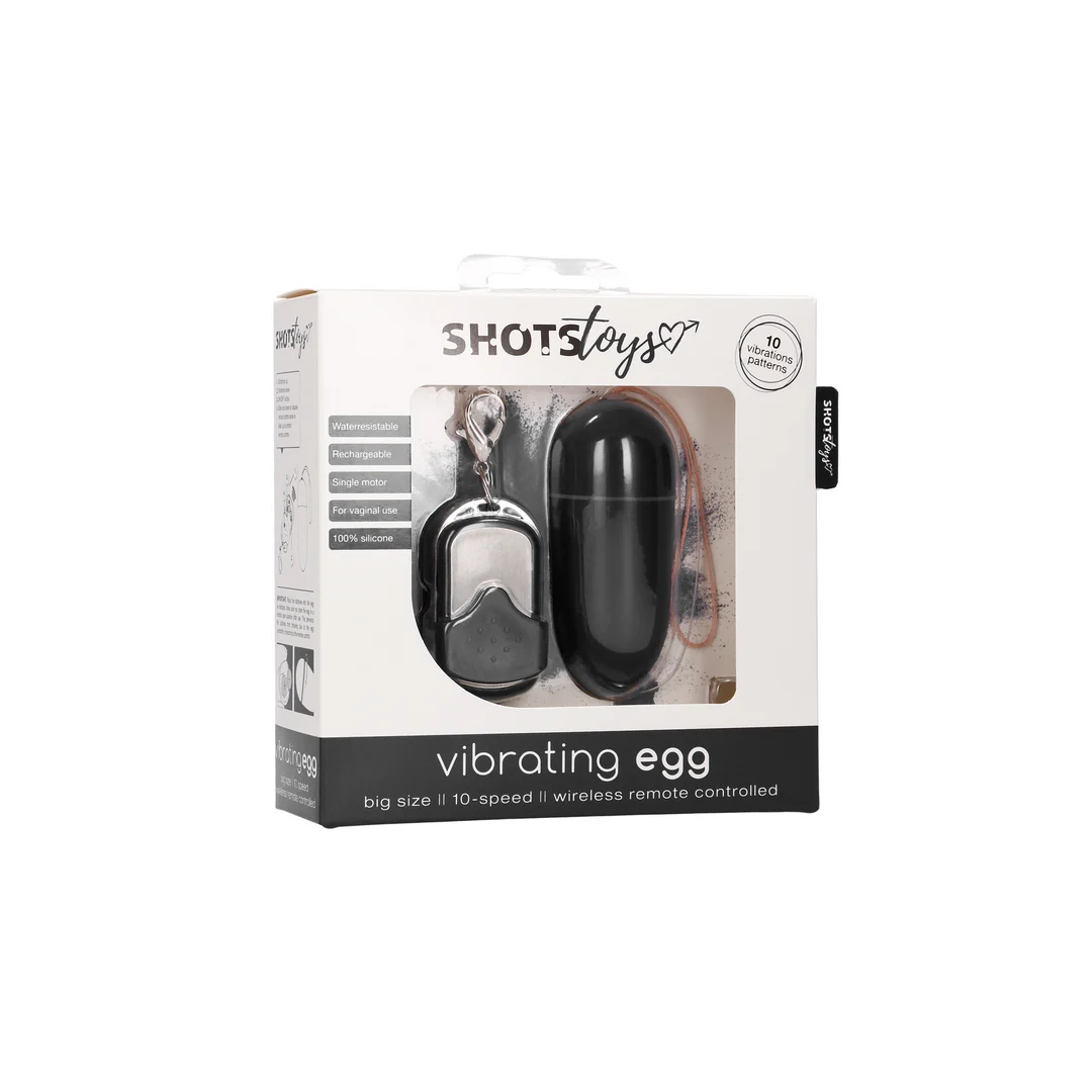 Shots Toys vibrerend ei met afstandsbediening