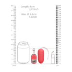 vibrerend ei – 10 standen met afstandsbediening – Zwart (L) Shots Toys by Shots - Afbeelding 12