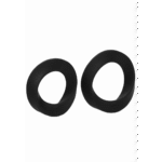 Niet-vibrerende cockring met twisty design – Groot Medium - Afbeelding 3