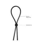 Niet-vibrerende cockring met verstelbare ring – Booster - Afbeelding 5