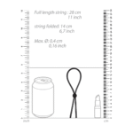 Niet-vibrerende cockring met verstelbare ring – Booster - Afbeelding 6