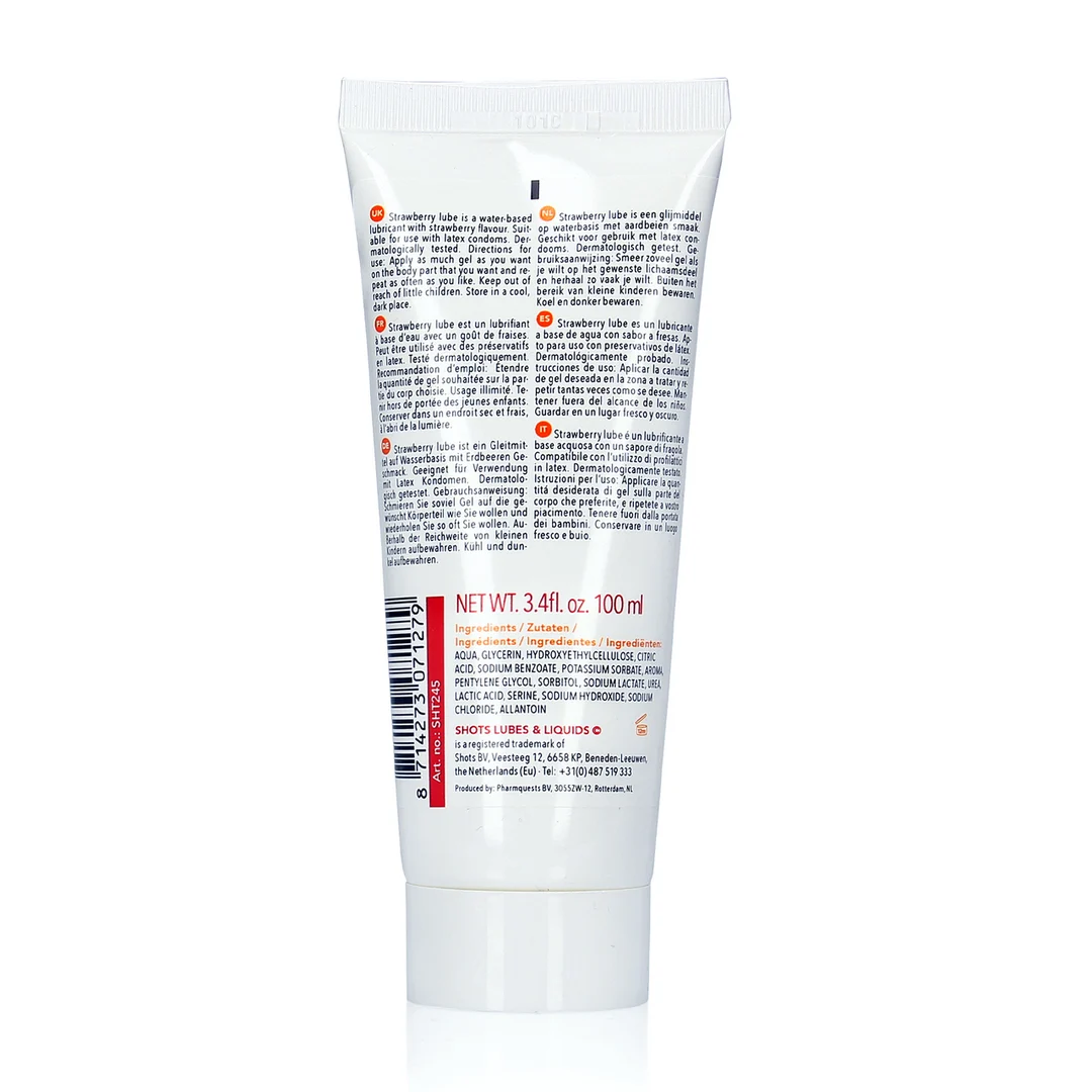 Lubrifiant à la fraise Shots Lubes – Image 1