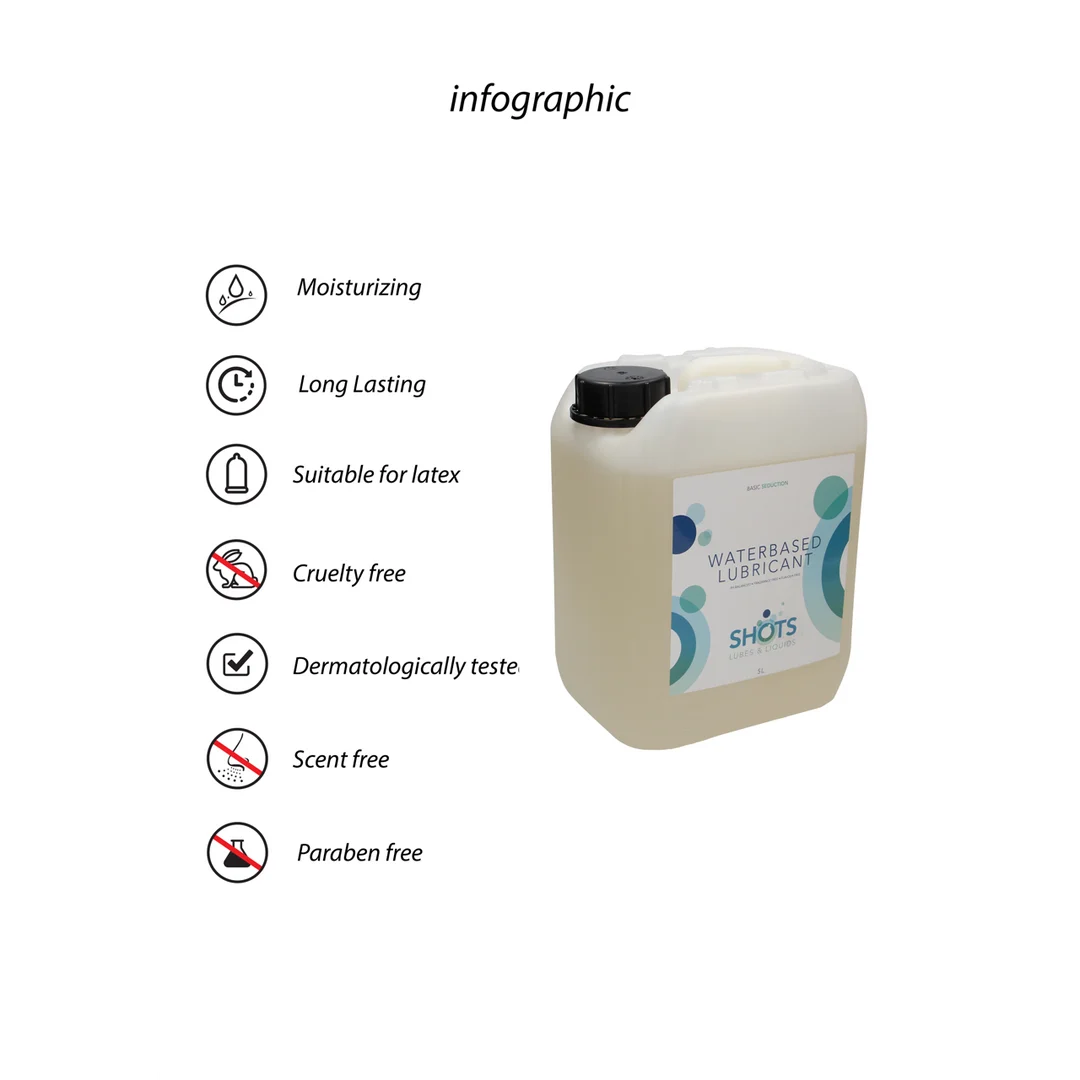 Lubrifiant Shots à base d’eau 5 litres – Image 3