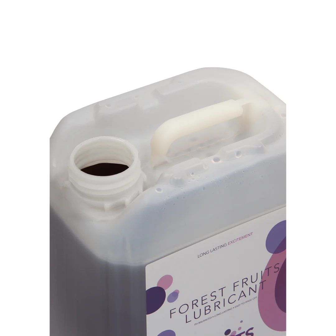 Glijmiddel op waterbasis – Geschikt voor latex condooms – Bosvruchten – 1,3 gal / 5 l – Shots Lubes - Afbeelding 2